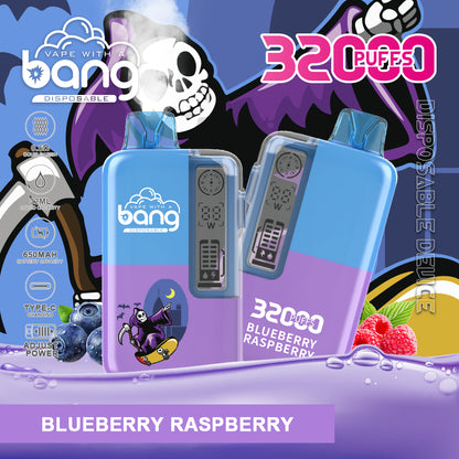 Bang 32000 Puffs Disposable Vape, 32ml E-Liquid,650mah Battery, 16 Kinds of Fruits Flavors