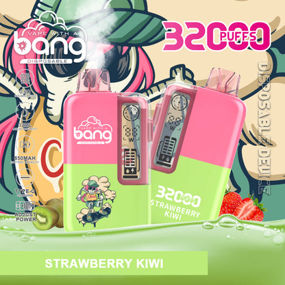 Bang 32000 Puffs Disposable Vape, 32ml E-Liquid,650mah Battery, 16 Kinds of Fruits Flavors