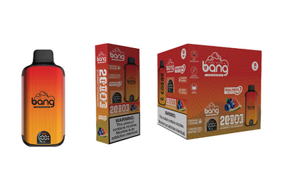 Bang 20000 Puffs, Disposable Vape E-cigarettes, 16 Kinds of Fruits Flavors, 28ml Capacity, 650 MAH Battery, Type C Rechargeable