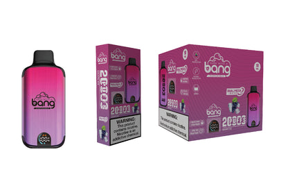 Bang 20000 Puffs, Disposable Vape E-cigarettes, 16 Kinds of Fruits Flavors, 28ml Capacity, 650 MAH Battery, Type C Rechargeable