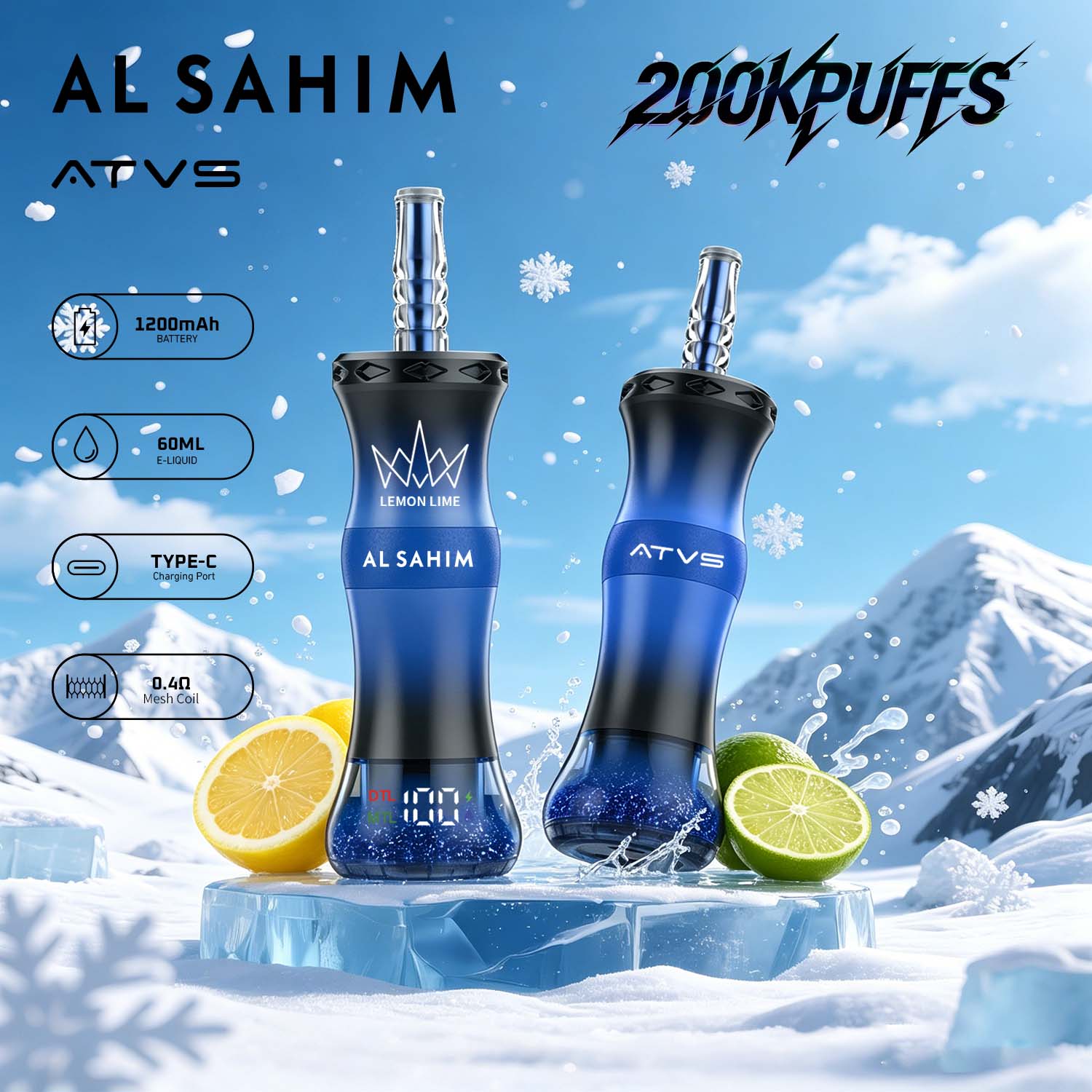 Solaris Champagne Vape 30000 30K puffs, 2% Nicotine 10 Flavors yohongvape