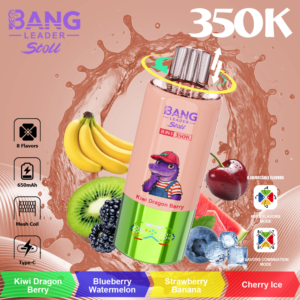 Solaris Champagne Vape 30000 30K puffs, 2% Nicotine 10 Flavors yohongvape
