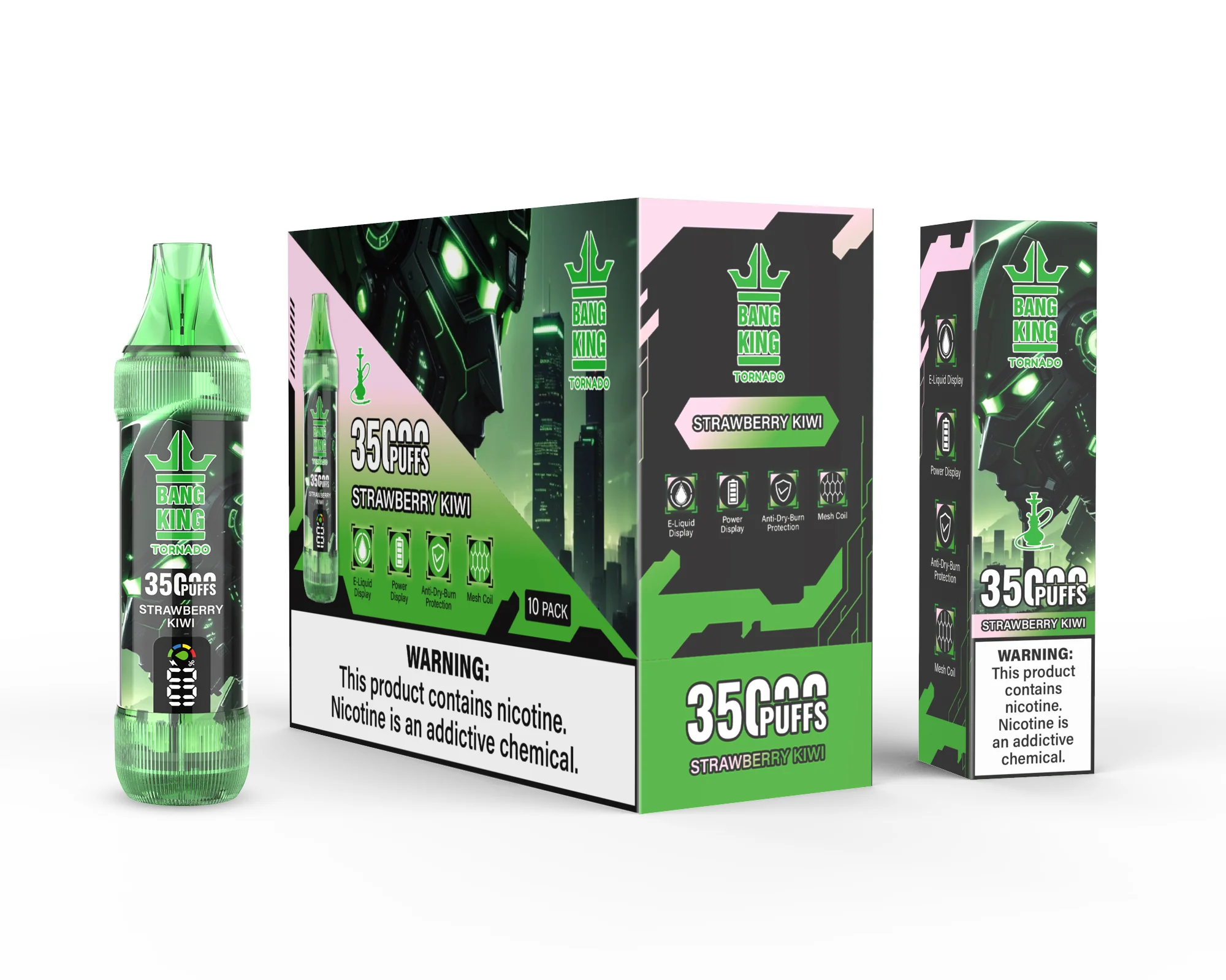 Solaris Champagne Vape 30000 30K puffs, 2% Nicotine 10 Flavors yohongvape