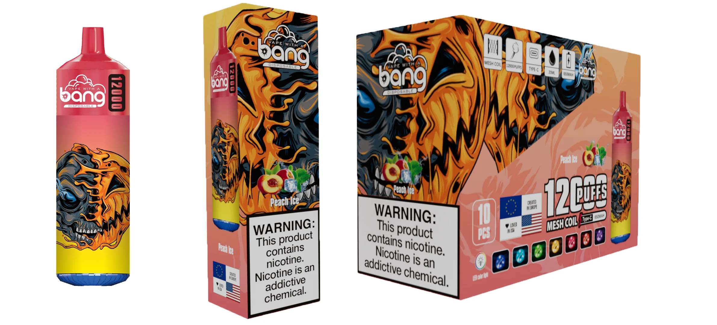 Solaris Champagne Vape 30000 30K puffs, 2% Nicotine 10 Flavors yohongvape