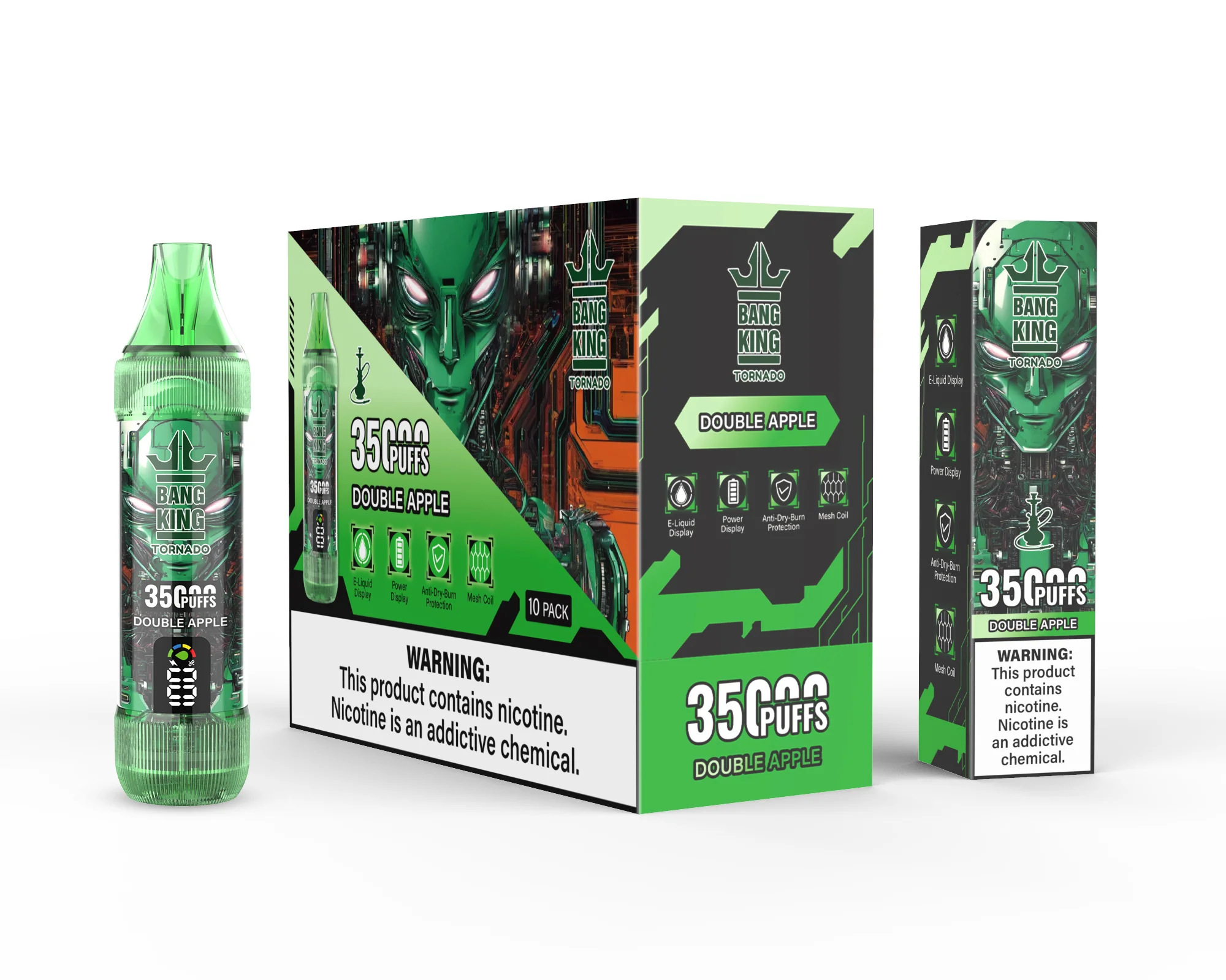 Solaris Champagne Vape 30000 30K puffs, 2% Nicotine 10 Flavors yohongvape