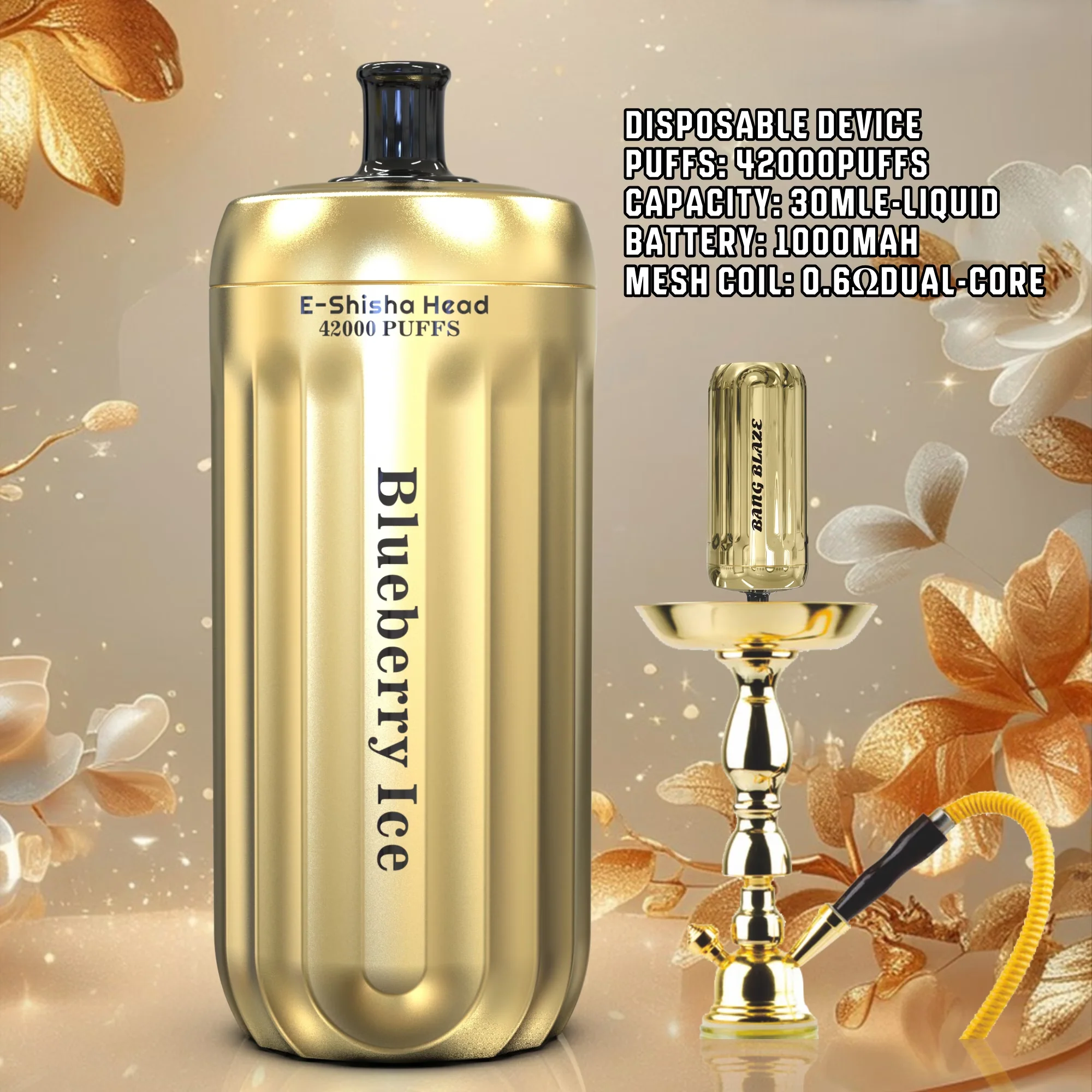 Solaris Champagne Vape 30000 30K puffs, 2% Nicotine 10 Flavors yohongvape