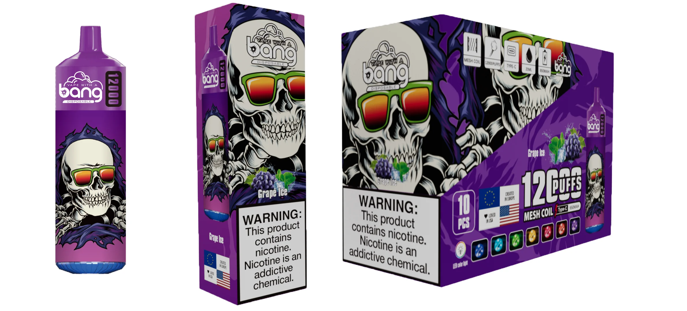 Solaris Champagne Vape 30000 30K puffs, 2% Nicotine 10 Flavors yohongvape