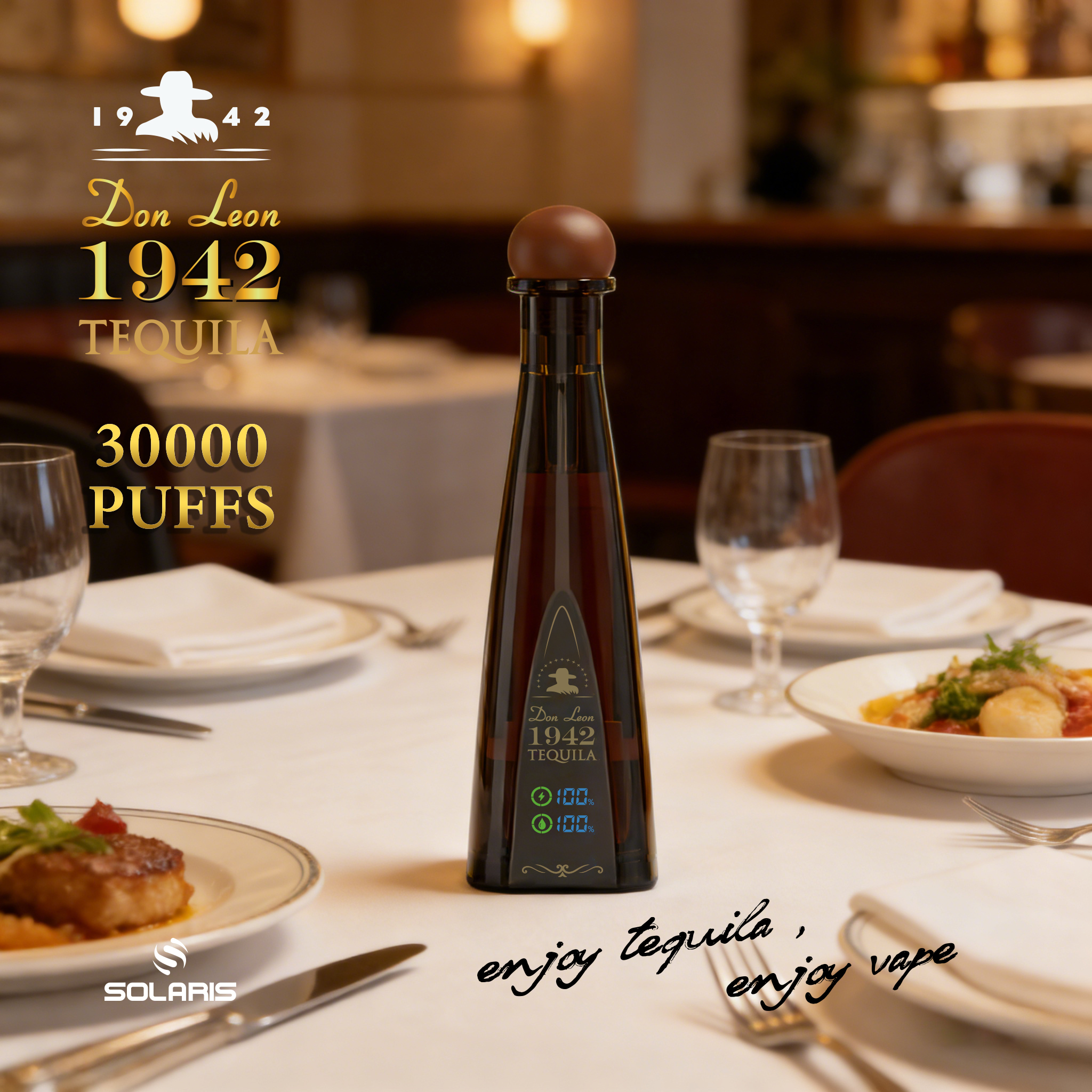 Solaris Champagne Vape 30000 30K puffs, 2% Nicotine 10 Flavors yohongvape