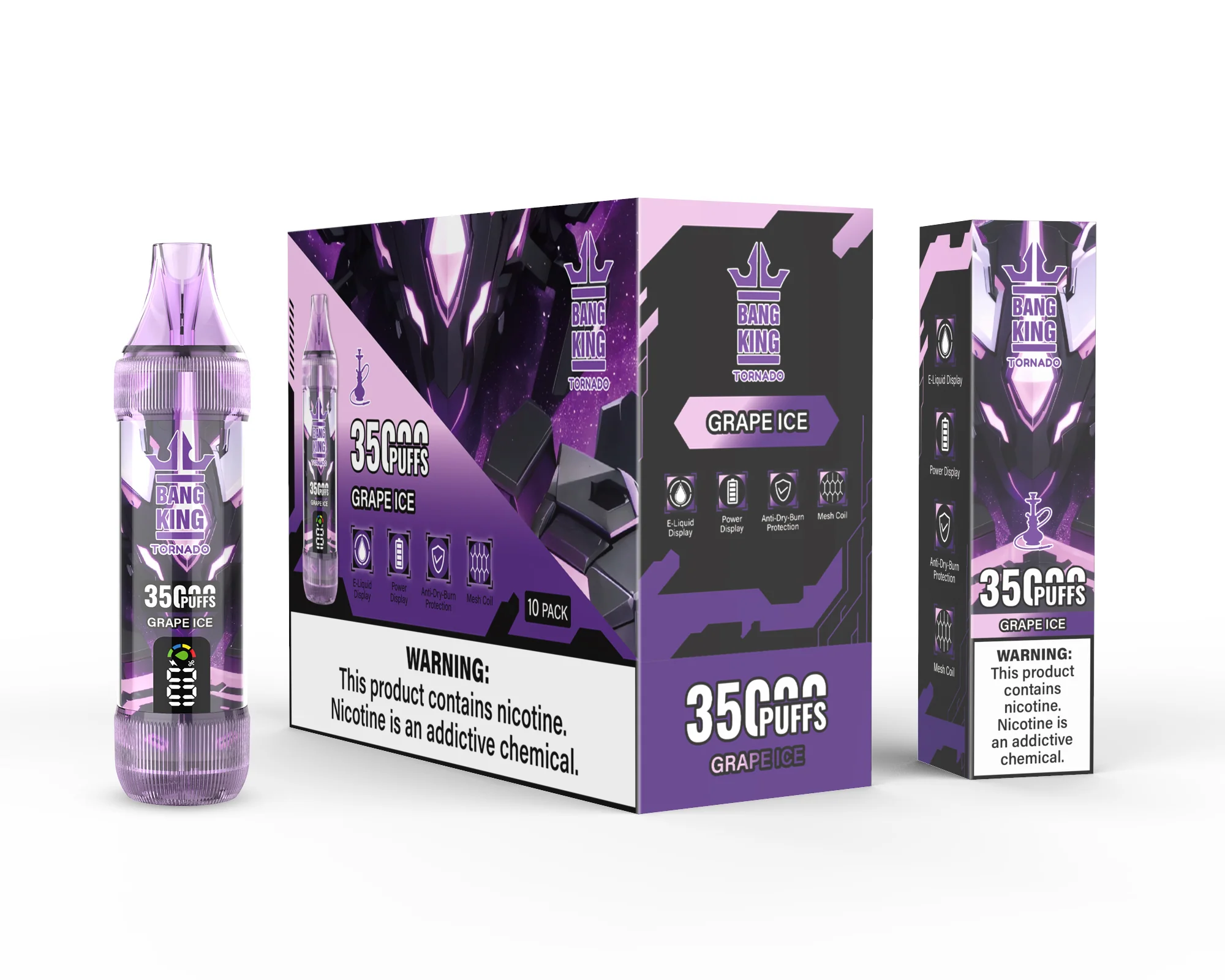 Solaris Champagne Vape 30000 30K puffs, 2% Nicotine 10 Flavors yohongvape