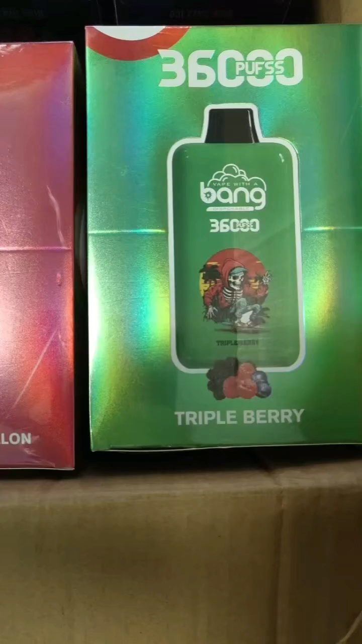 Bang 36000 Puffs, Disposable Vape E-cigarettes, 12 Kinds of Fruits Flavors, 36ml E-liquid, 850 MAH Battery, Type C Rechargeable