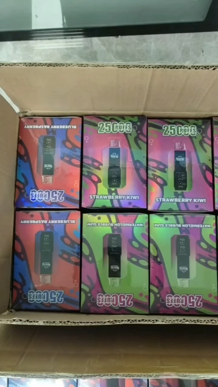 Bang 25000 Puffs, Disposable Vape E-cigarettes, 12 Kinds of Fruits Flavors, 25ml Capacity, 650 MAH Battery, Type C Rechargeable
