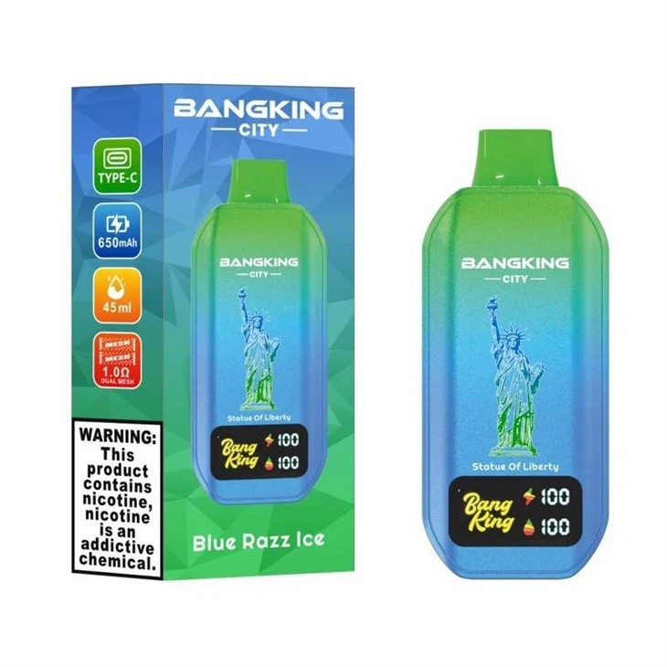 Bang King City 50000 Puff, 45 ml E-Liquid, 650 mAh Batery. 12 Flavors