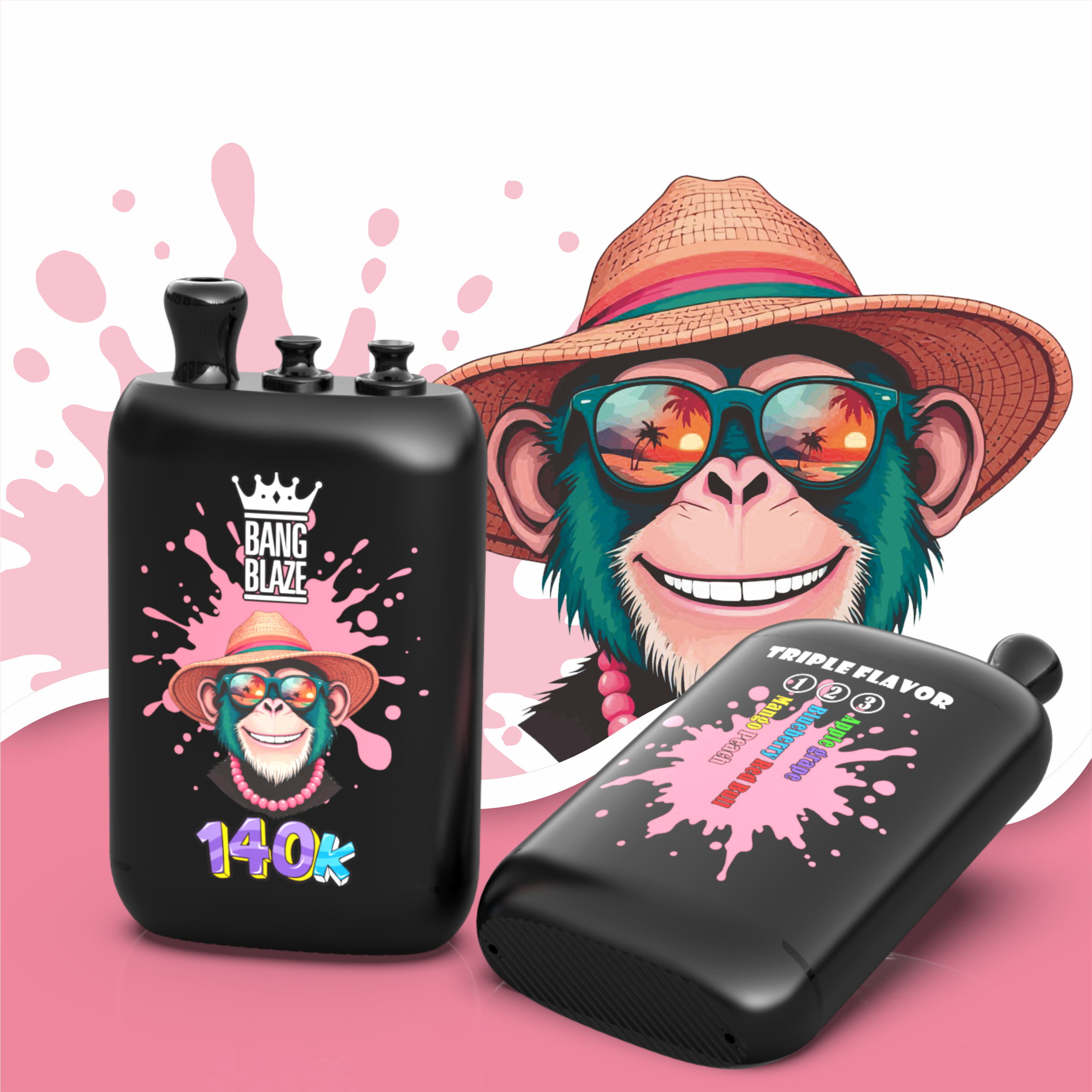 Solaris Champagne Vape 30000 30K puffs, 2% Nicotine 10 Flavors yohongvape